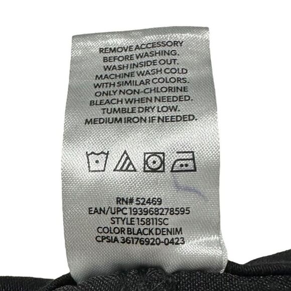 Member’s Mark Girl’s Black Skinny Jeans Size S(6/6X) - Picture 7 of 8